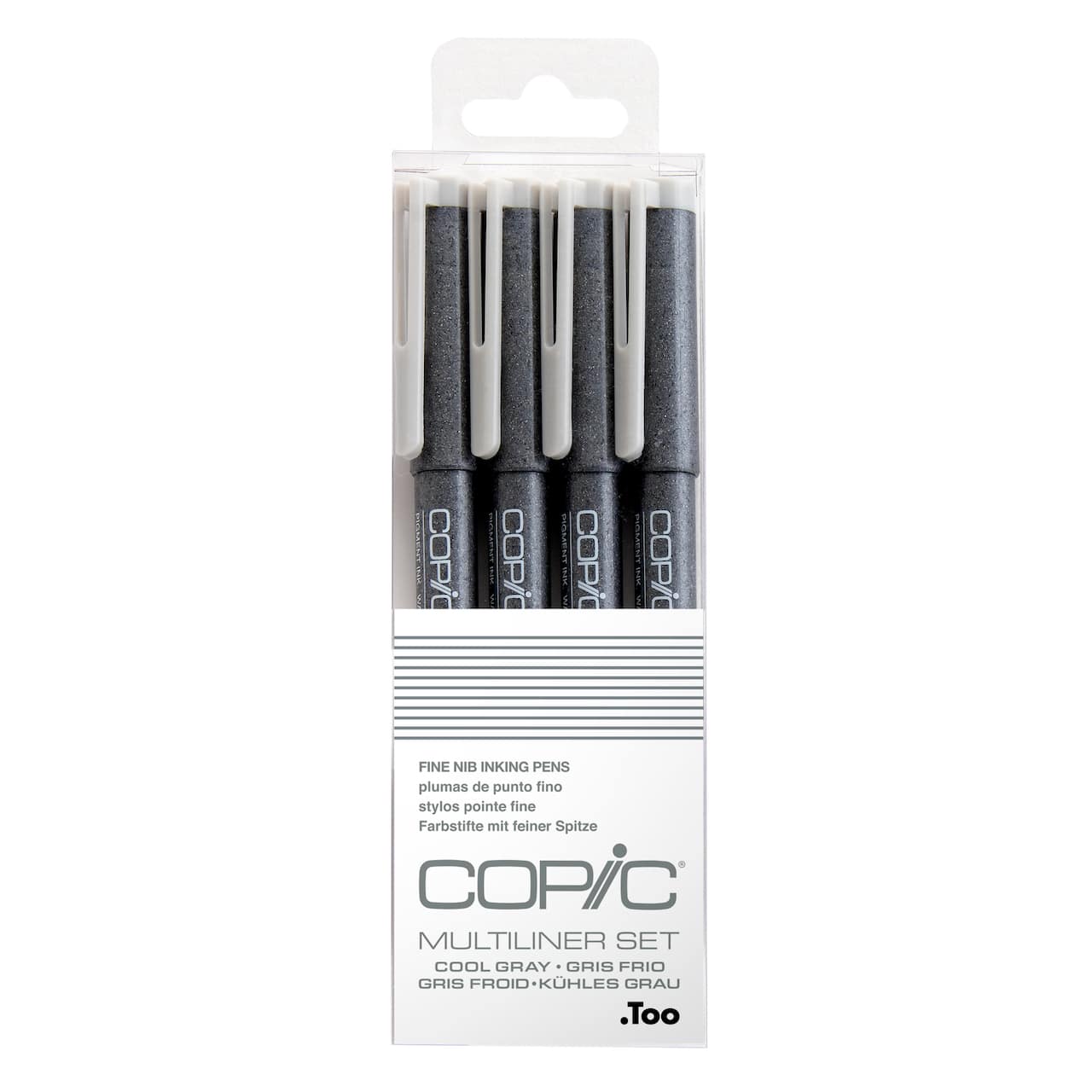 Copic® Gray Multiliner Pen Set, Fine